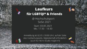 Read more about the article Laufkurs für LGBTQI* und Friends