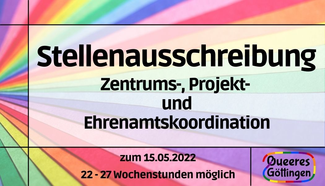 You are currently viewing Stellenausschreibung: Zentrums-, Projekt- und Ehrenamtskoordination