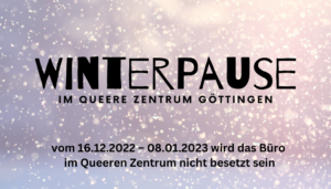 Read more about the article Winterpause im Queeren Zentrum