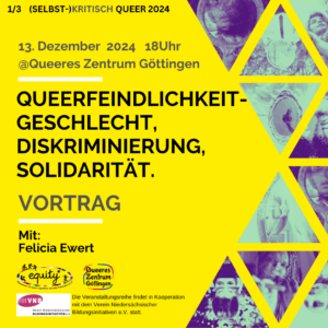 Mehr über den Artikel erfahren Vortrag: Queerfeindlichkeit