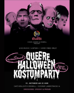 Mehr über den Artikel erfahren Queere Halloweenparty