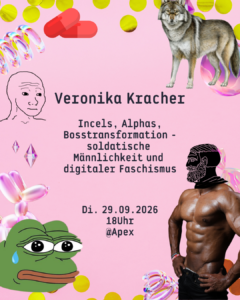 Mehr über den Artikel erfahren Vortrag von Veronika Kracher am 29.09.2026