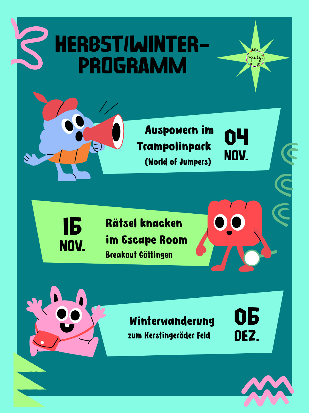 Du betrachtest gerade Herbst/Winterprogramm